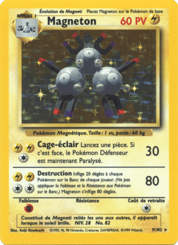 Magnéton, carte 9 de Set de Base