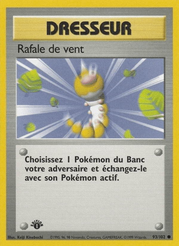 Rafale de vent, card 93 from Set de Base