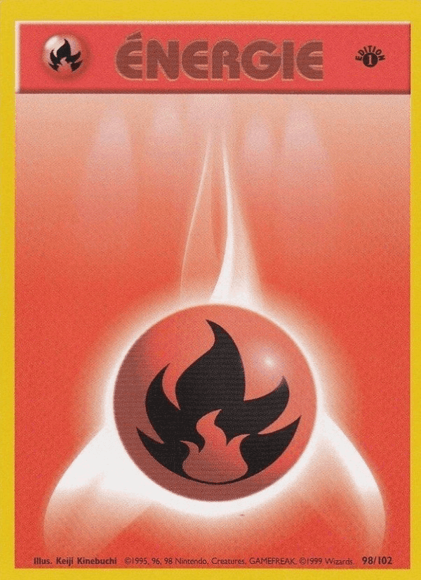 Énergie Feu, card 98 from Set de Base