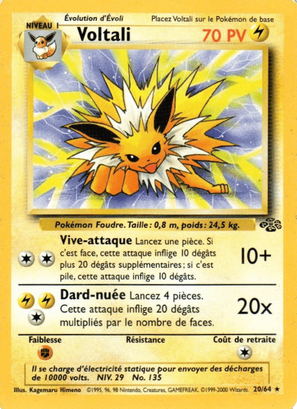 Voltali, carte 20 de Jungle