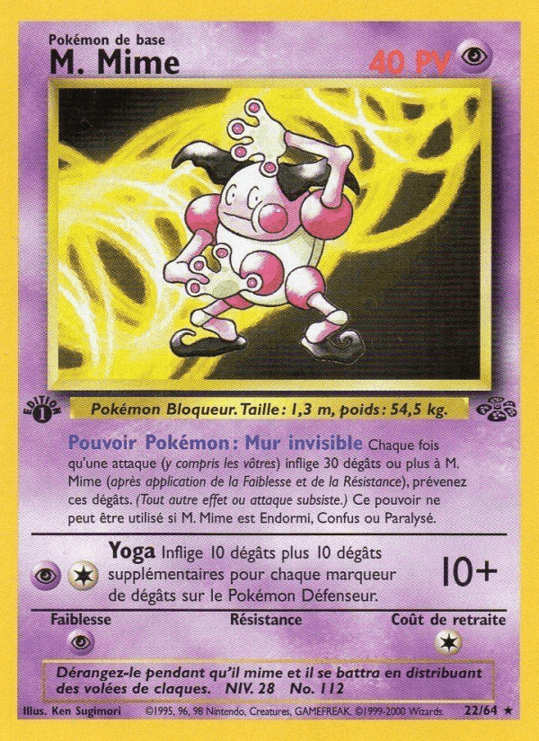 M. Mime, carte 22 de Jungle