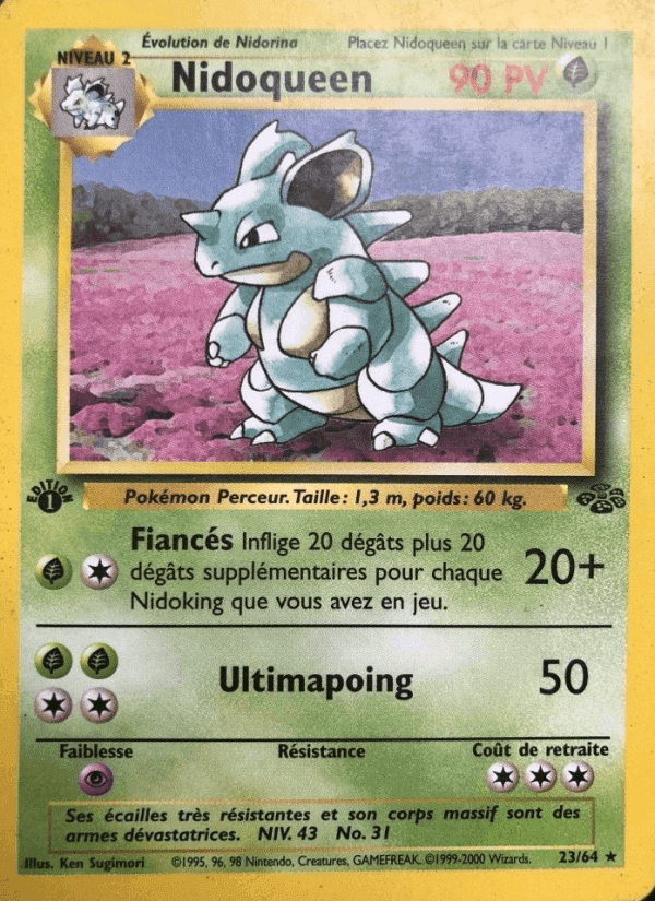 Nidoqueen, carte 23 de Jungle