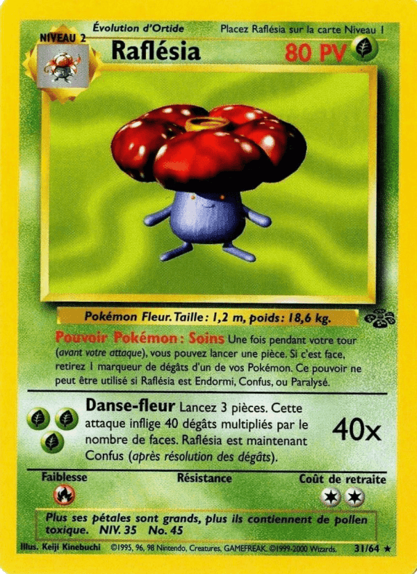 Raflésia, carte 31 de Jungle