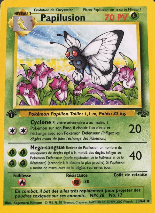 Papilusion, carta 33 de Jungle