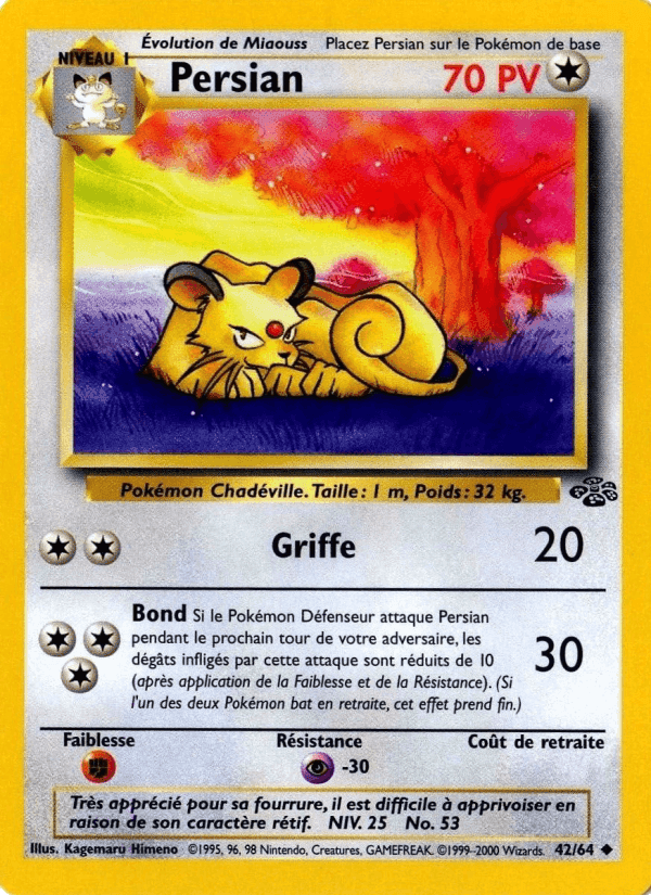 Persian, carta 42 de Jungle