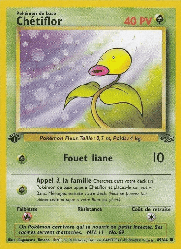 Chétiflor, carte 49 de Jungle