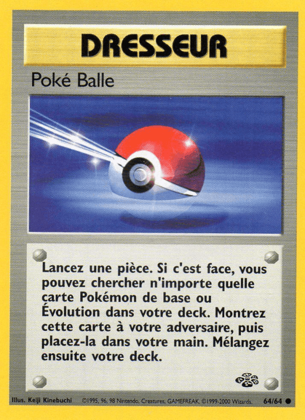 Poké Balle, card 64 from Jungle