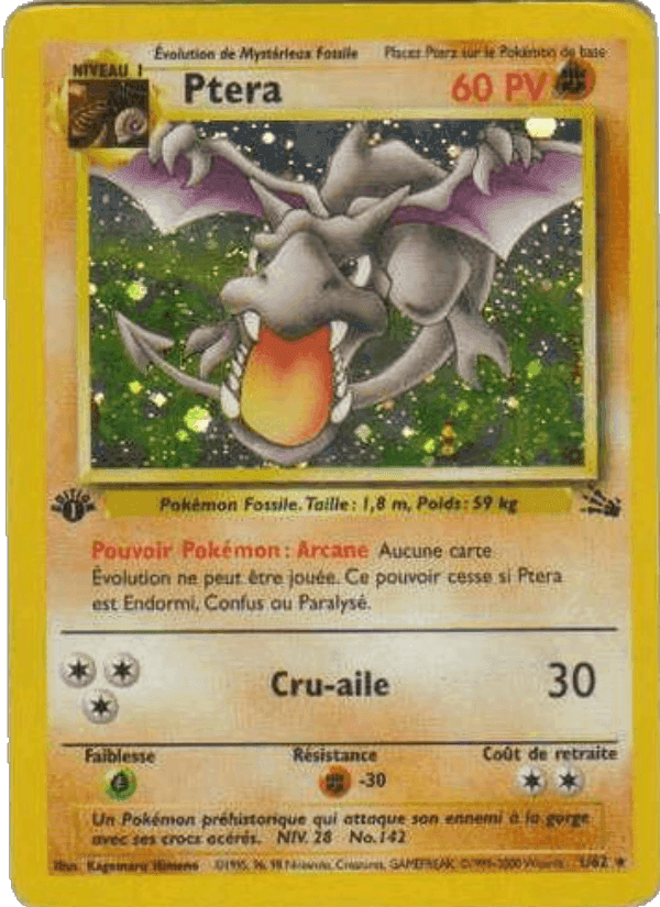 Ptéra, carta 1 de Fossile