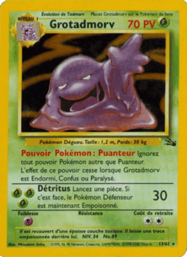 Grotadmorv, carte 13 de Fossile