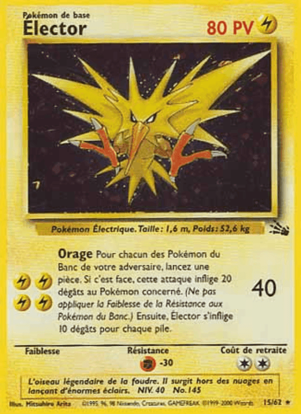 Élector, carte 15 de Fossile