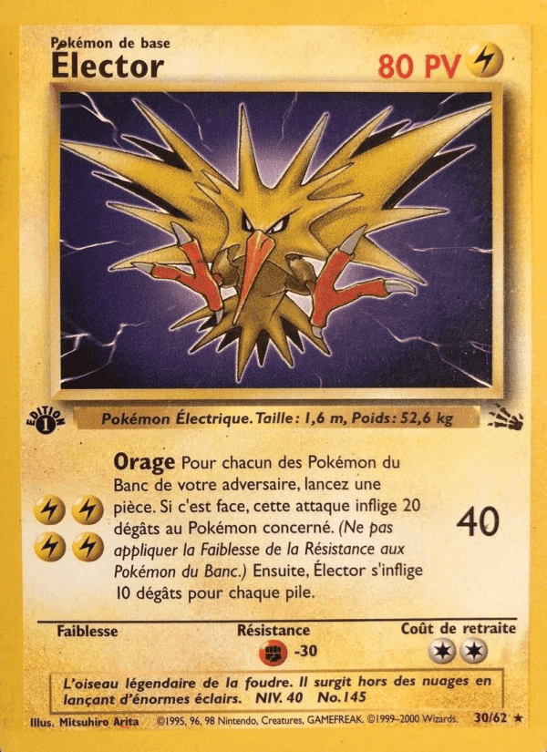 Élector, carte 30 de Fossile
