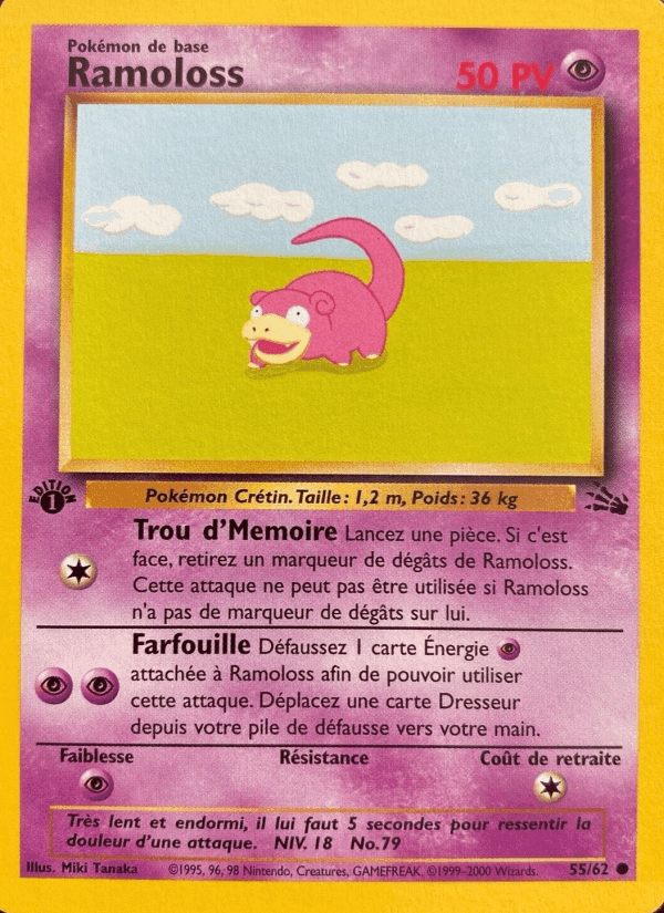 Ramoloss, carte 55 de Fossile
