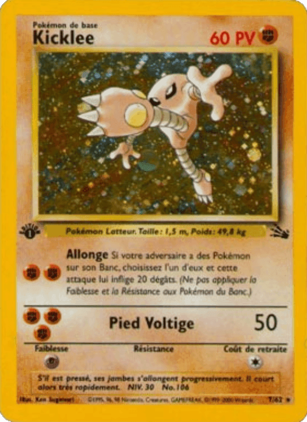 Kicklee, carte 7 de Fossile
