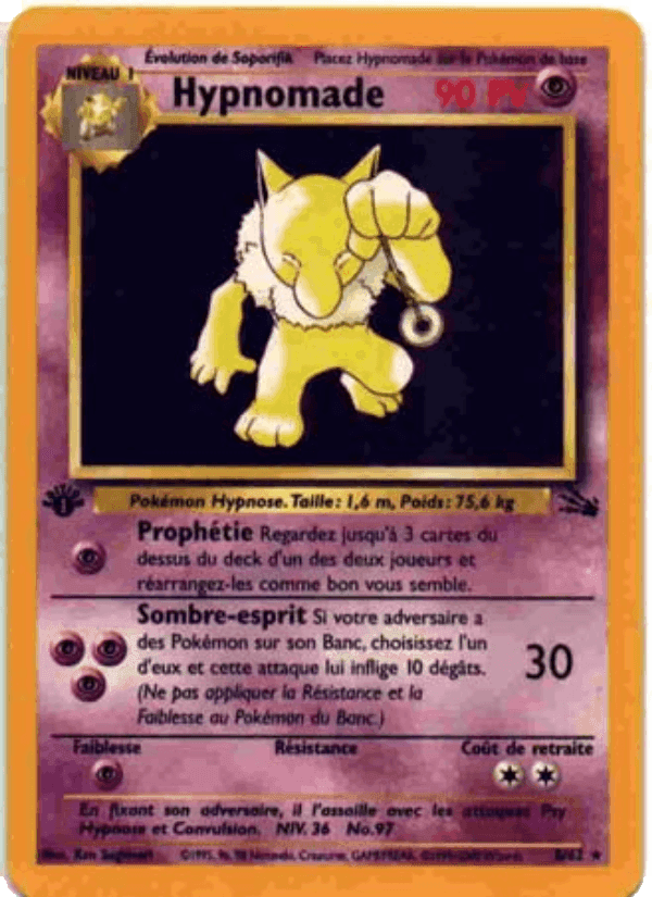 Hypnomade, carte 8 de Fossile