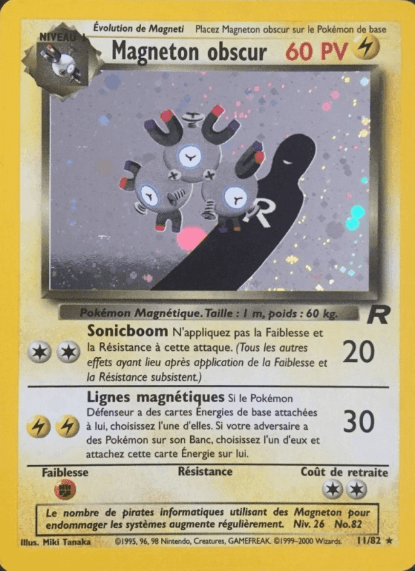 Magneton obscur, carte 11 de Team Rocket