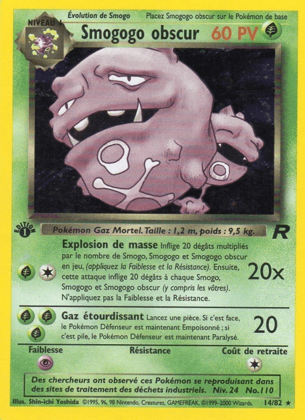 Smogogo obscur, carte 14 de Team Rocket