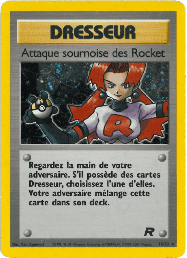 Attaque sournoise des Rocket, card 16 from Team Rocket