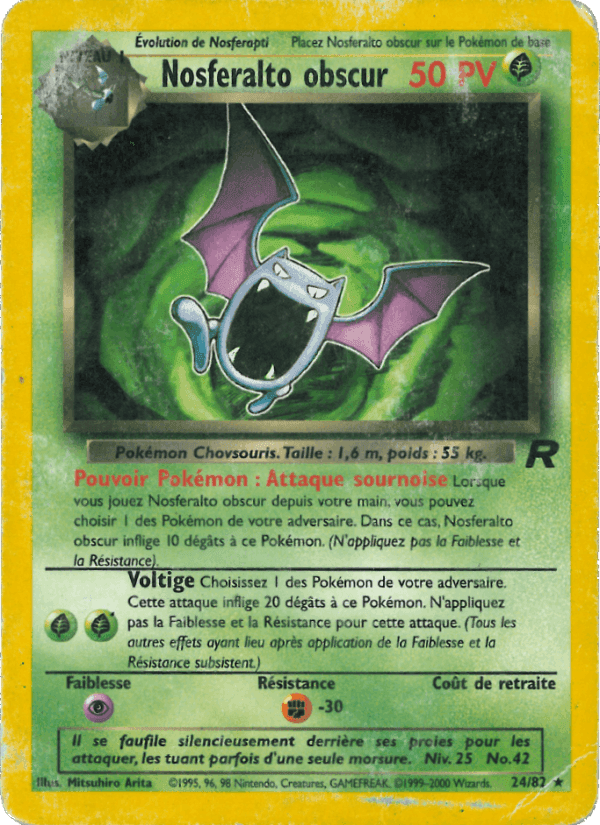 Nosferalto obscur, carte 24 de Team Rocket