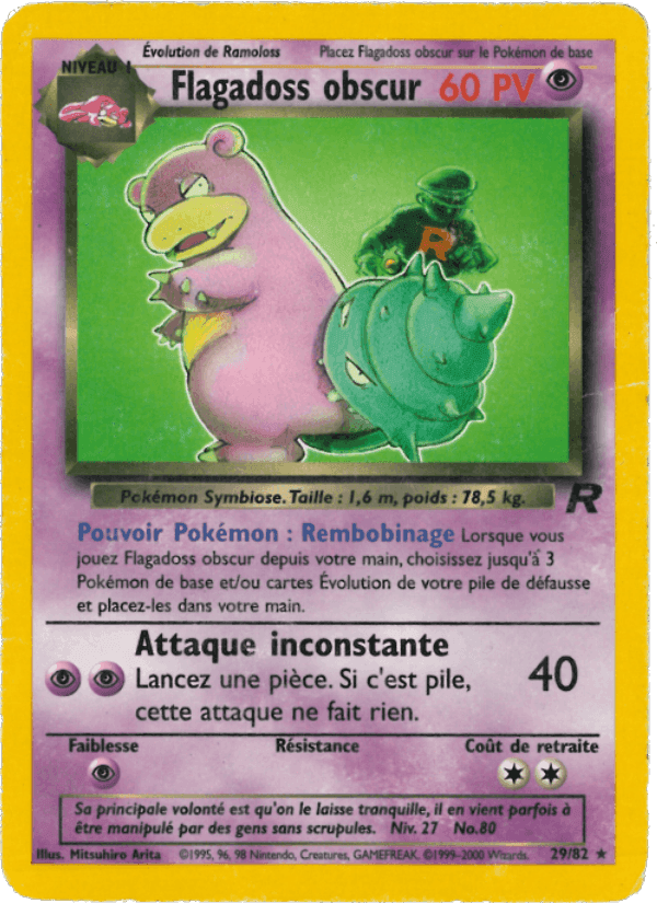 Flagadoss obscur, carte 29 de Team Rocket
