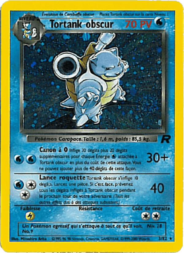 Tortank obscur, carte 3 de Team Rocket