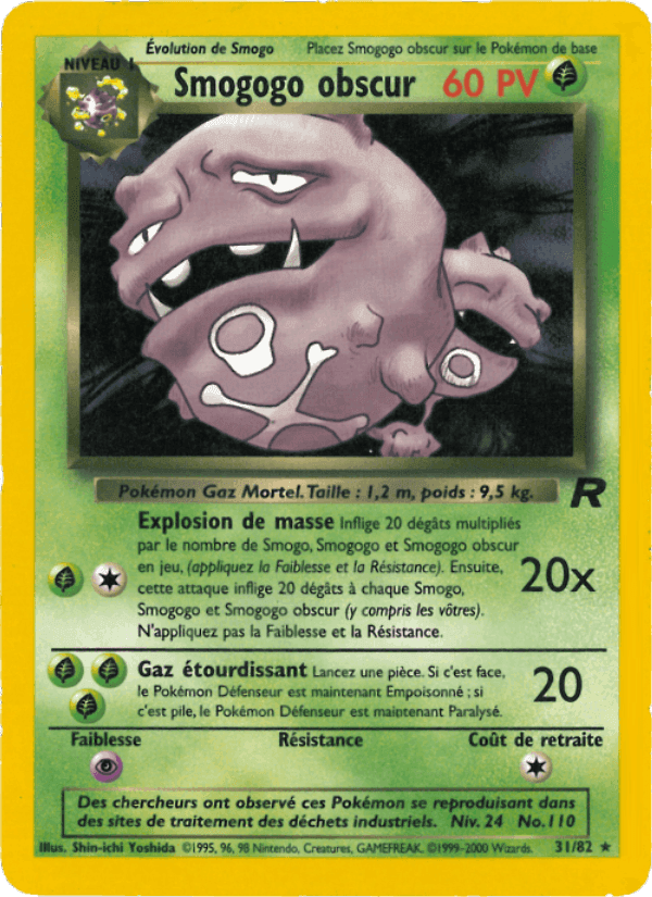 Smogogo obscur, carte 31 de Team Rocket