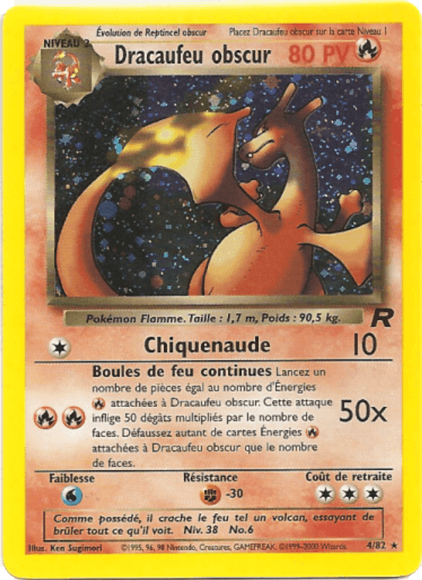 Dracaufeu obscur, carte 4 de Team Rocket
