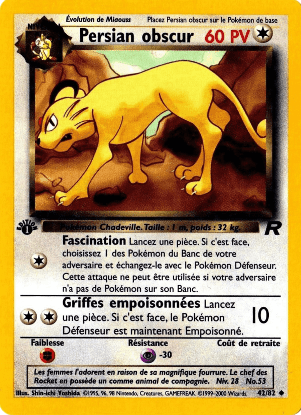 Persian obscur, carte 42 de Team Rocket