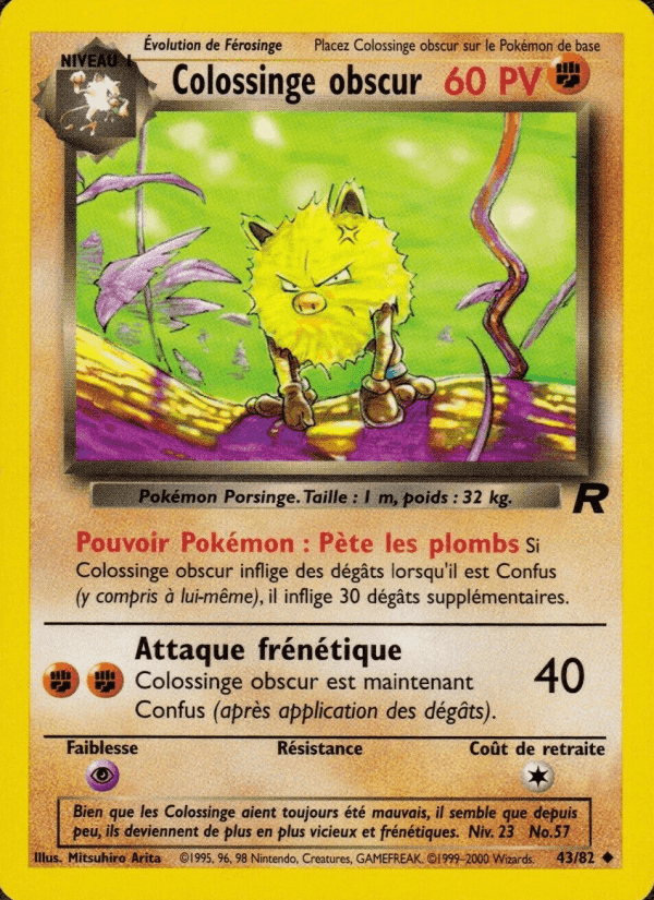 Colossinge obscur, carte 43 de Team Rocket