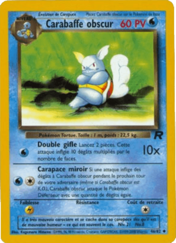 Carabaffe obscur, carte 46 de Team Rocket