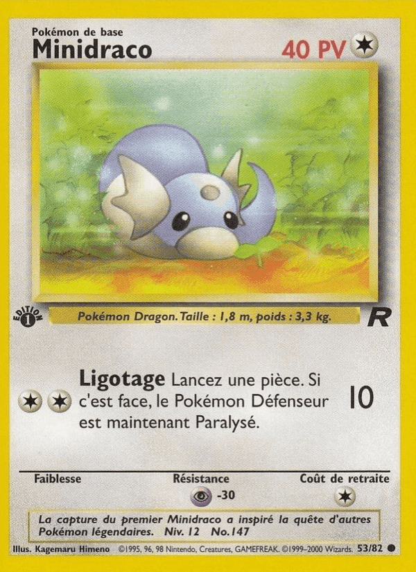 Minidraco, carte 53 de Team Rocket