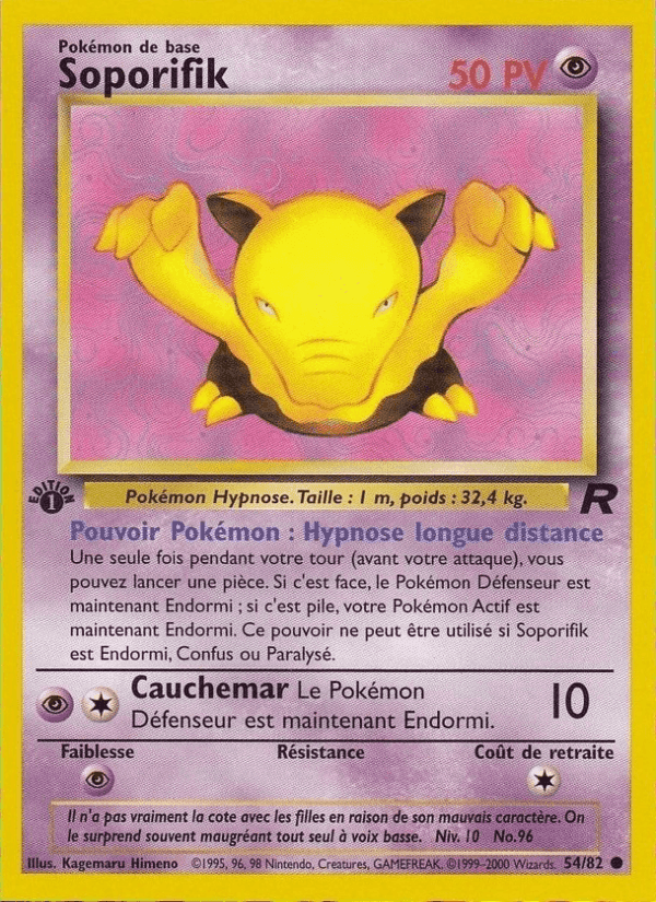 Soporifik, carte 54 de Team Rocket