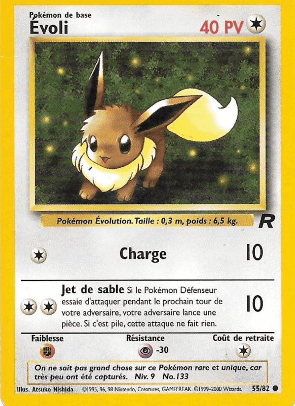 Évoli, carte 55 de Team Rocket