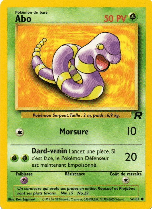 Abo, carta 56 de Team Rocket