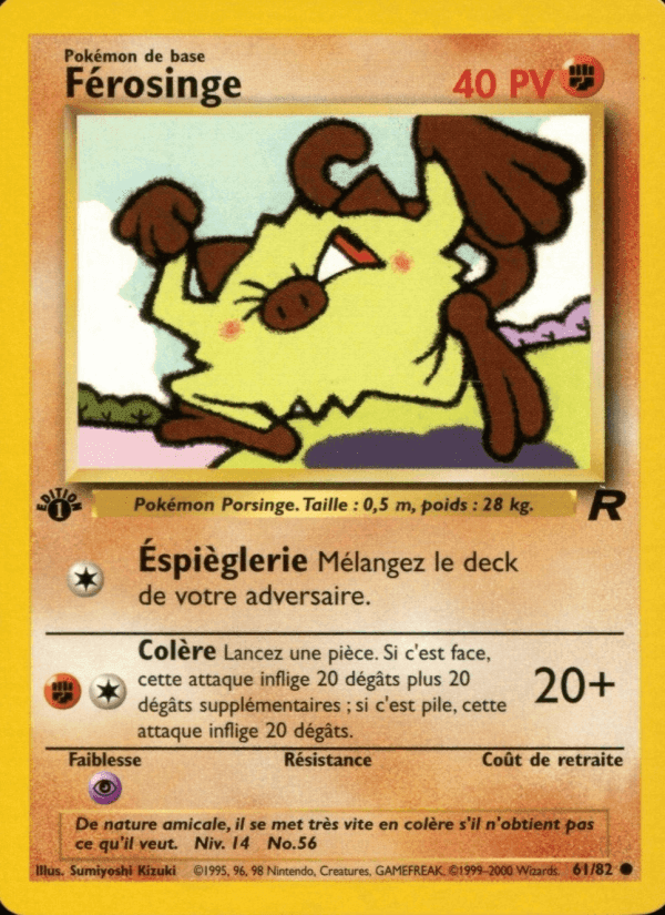 Férosinge, carte 61 de Team Rocket