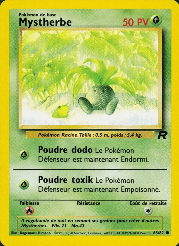 Mystherbe, carte 63 de Team Rocket