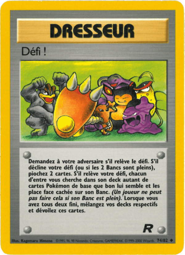 Défi !, carte 74 de Team Rocket