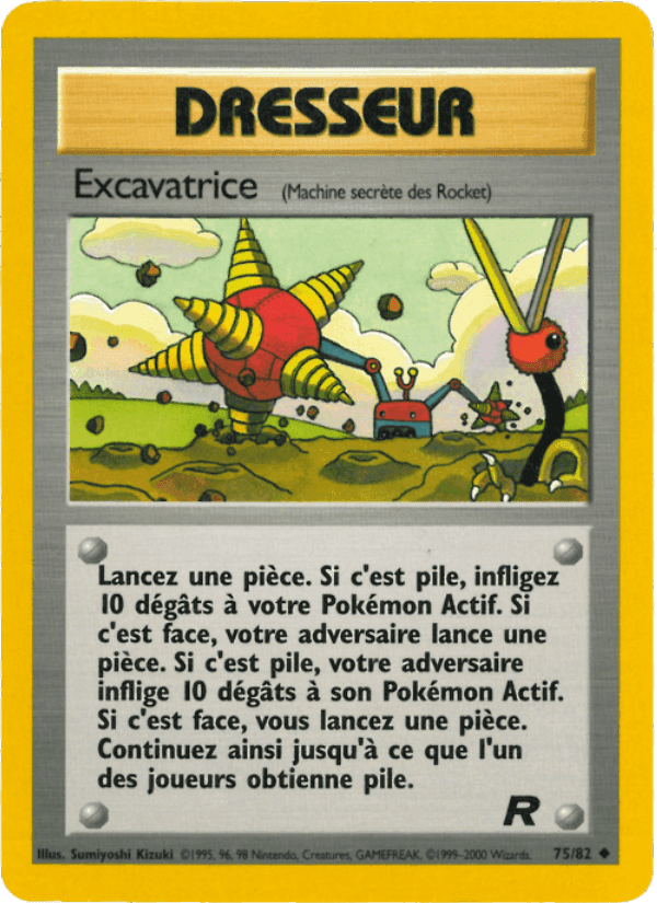 Excavatrice, carte 75 de Team Rocket
