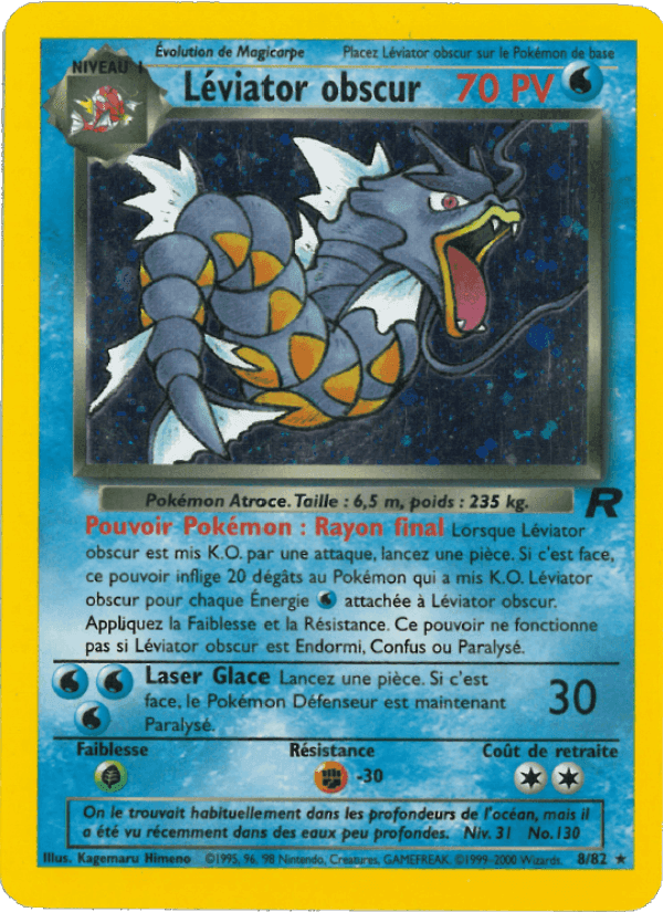 Léviator obscur, carte 8 de Team Rocket