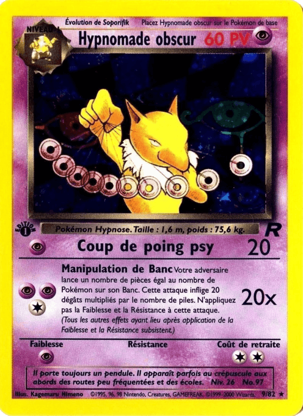 Hypnomade obscur, carte 9 de Team Rocket