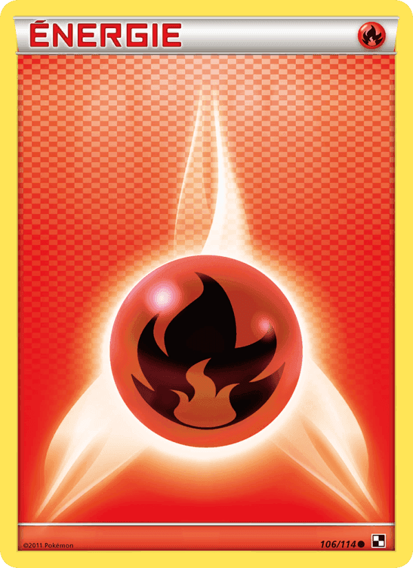 Énergie Feu, carte 106 de Noir & Blanc