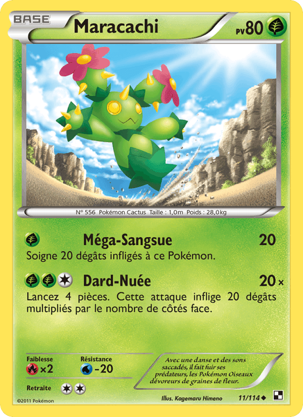 Maracachi, carte 11 de Noir & Blanc