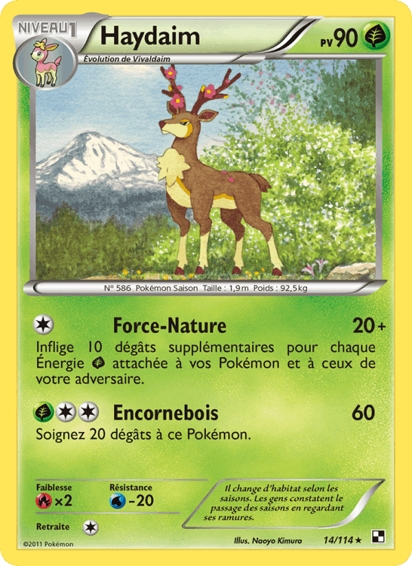 Haydaim, carte 14 de Noir & Blanc