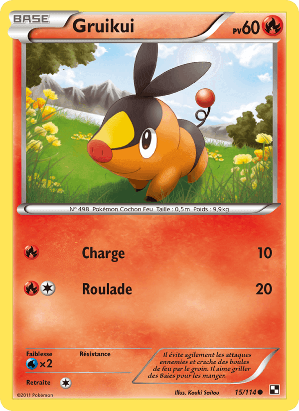 Gruikui, carta 15 de Noir & Blanc