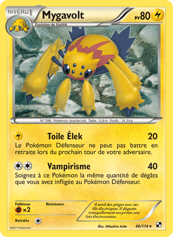 Mygavolt, carte 46 de Noir & Blanc