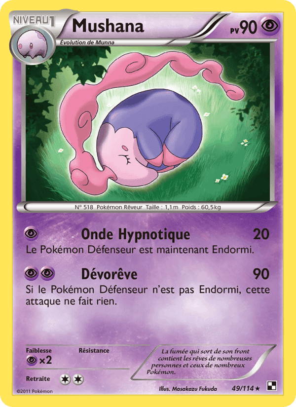 Mushana, carte 49 de Noir & Blanc