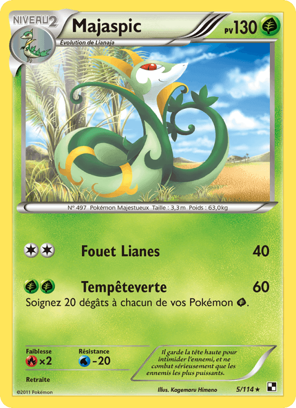 Majaspic, carte 5 de Noir & Blanc