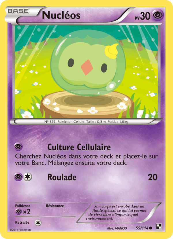 Nucléos, carte 55 de Noir & Blanc