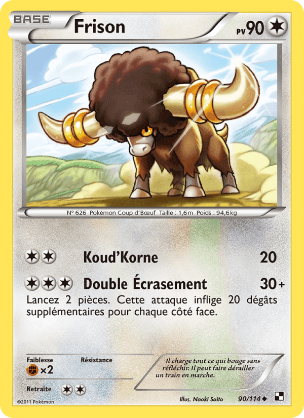 Frison, carte 90 de Noir & Blanc