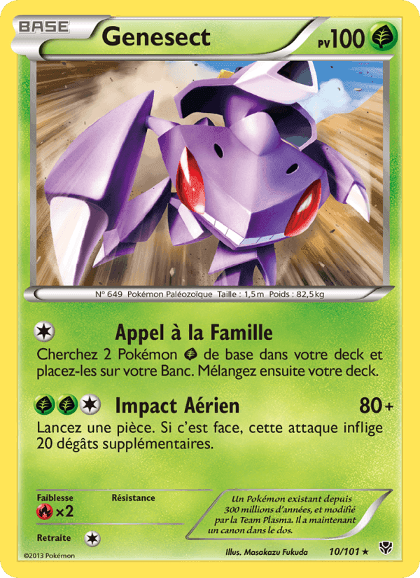 Genesect, card 10 from Explosion Plasma