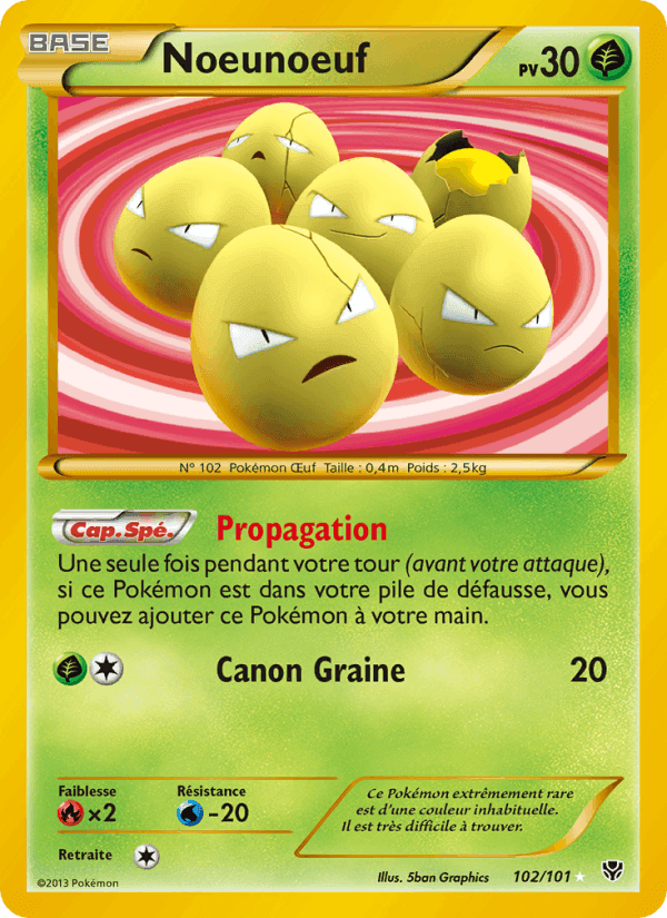 Noeunoeuf, carte 102 de Explosion Plasma